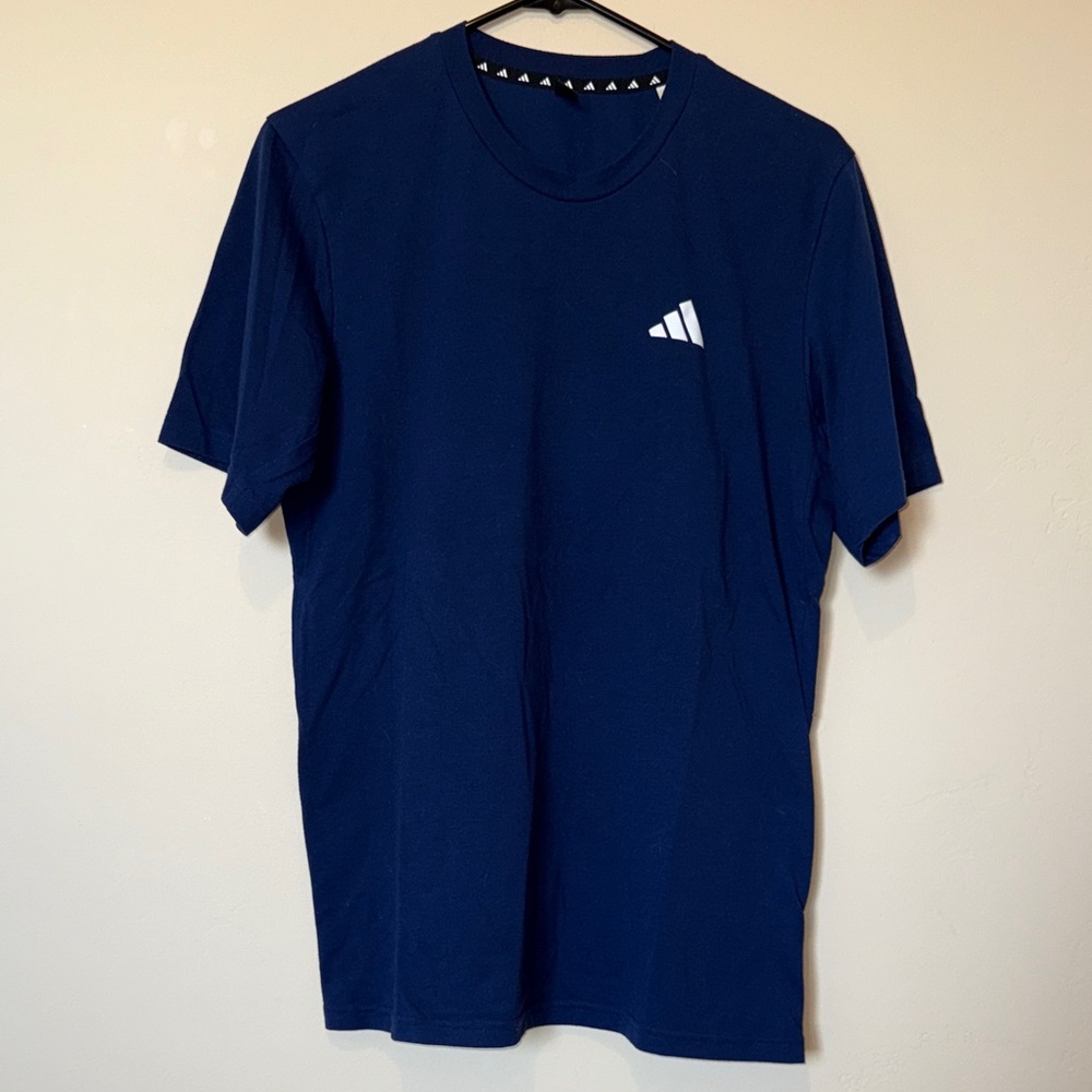 Adidas Aeroready Men's Dark Blue Short Sleeve Tee